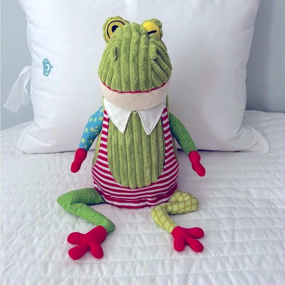 Croakos The Frog Plush Toy by Deglingos